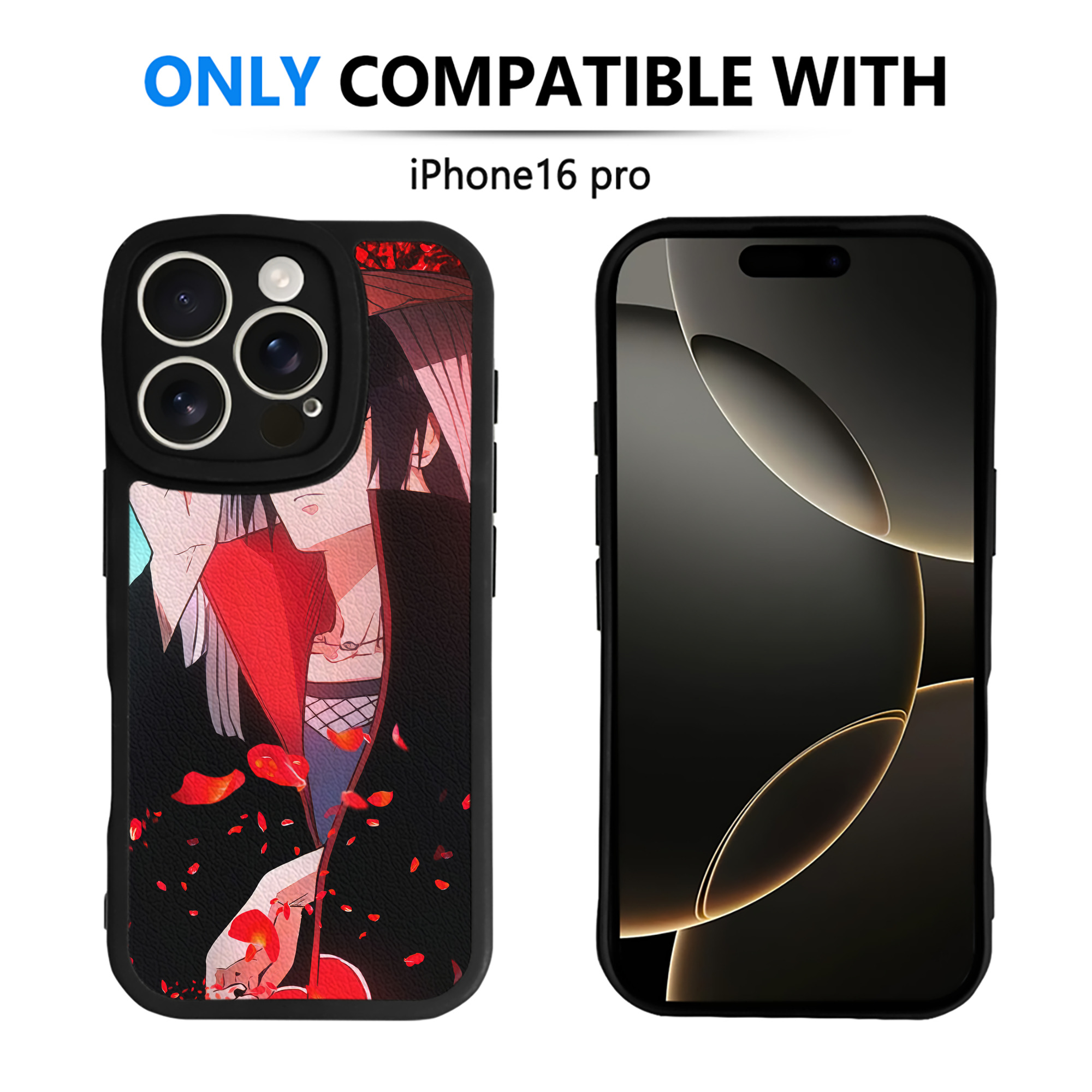 （画像用） NARUTO -ナルト- NARUTO -ナルト- 疾風伝 【iPhone 16シリーズ対応】シリコンスマホケース（レザー調） 材質：シリコン